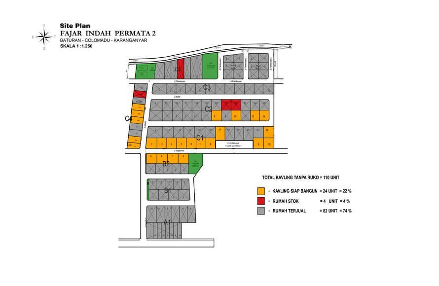 Site Plan Fajar Indah Permata 2