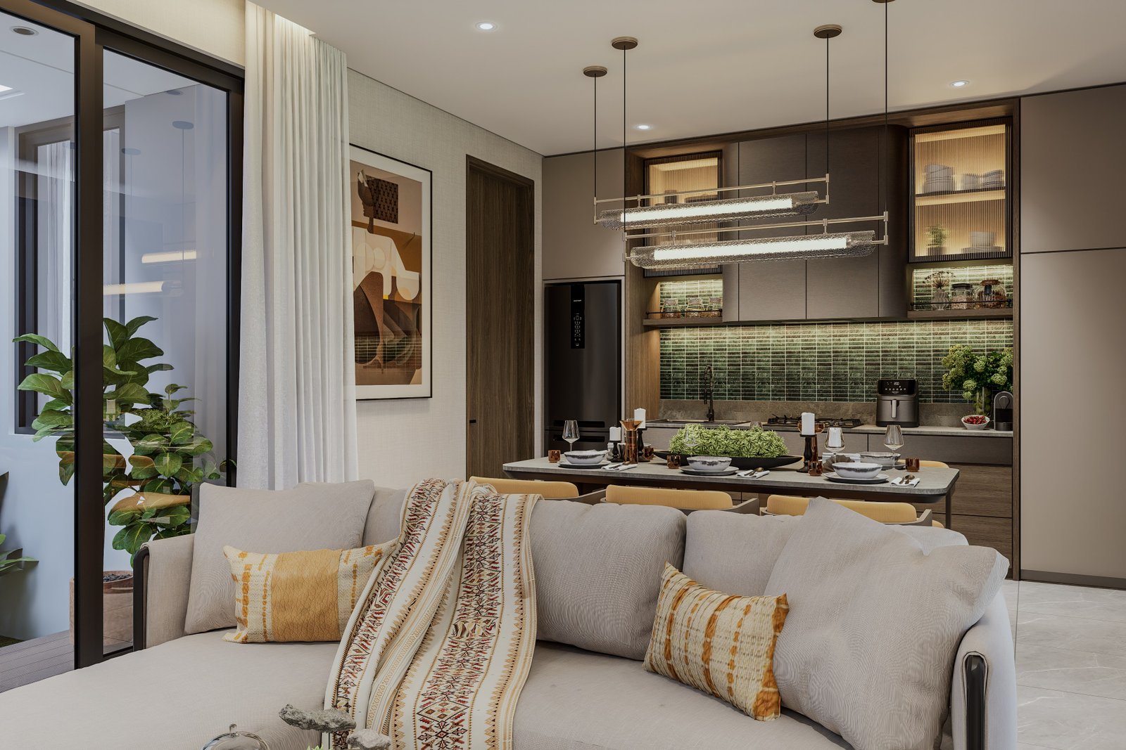 Ruang Tamu Bellrose Residence